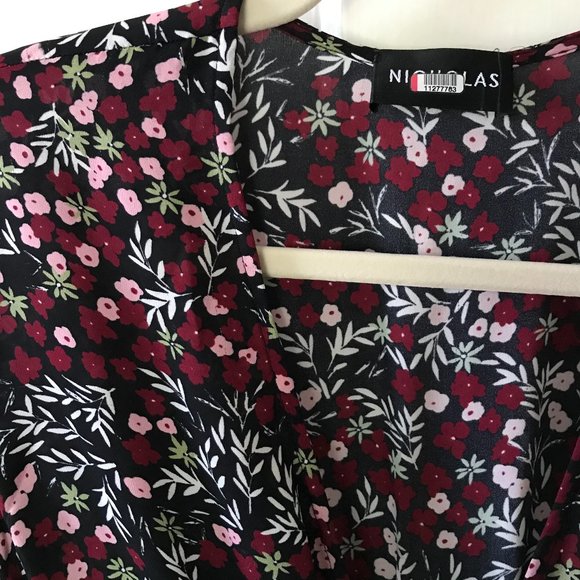 Nicholas Silk Floral Midi Dress - Picture 4 of 4